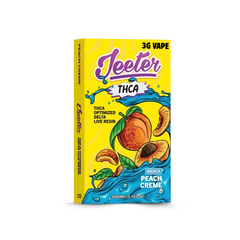 Peach Creme – 3G THCA Disposable Vape by Jeeter