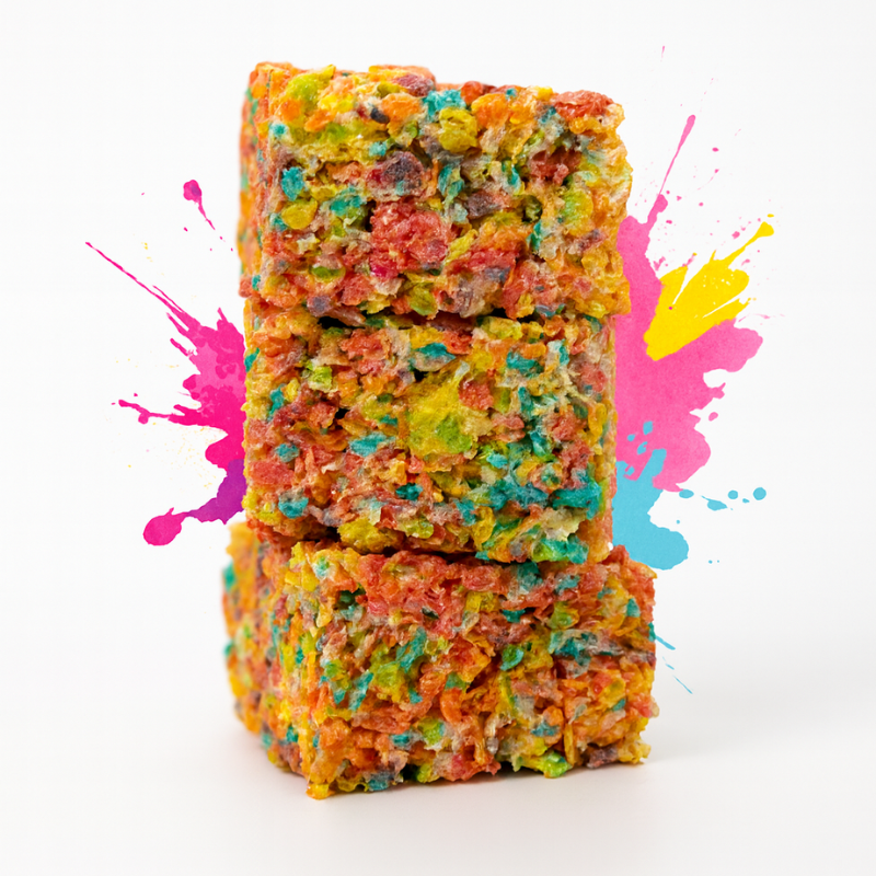 THC Fruity Cereal Treat Bars