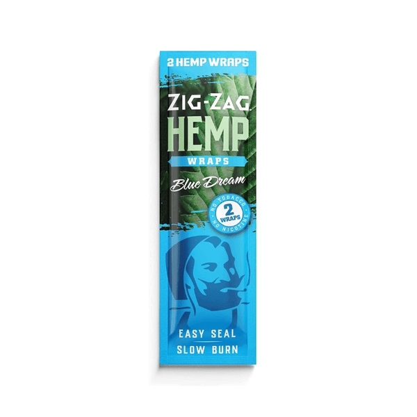 Blue Dream Zig-Zag Terp Wraps - 2 Pack Hemp Wraps