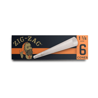 Premium Slow Burn Zig-Zag Cones - 6 Pack