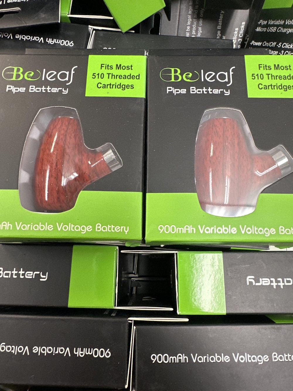 Wood EPipe 900mAh Vape Cartridge Battery 510 Thread Ghost Vapors Wood EPipe 900mAh Vape Cartridge Battery 510 Thread Ghost Vapors