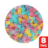 Vegan 50MG Delta 8 THC Gummies for Sale