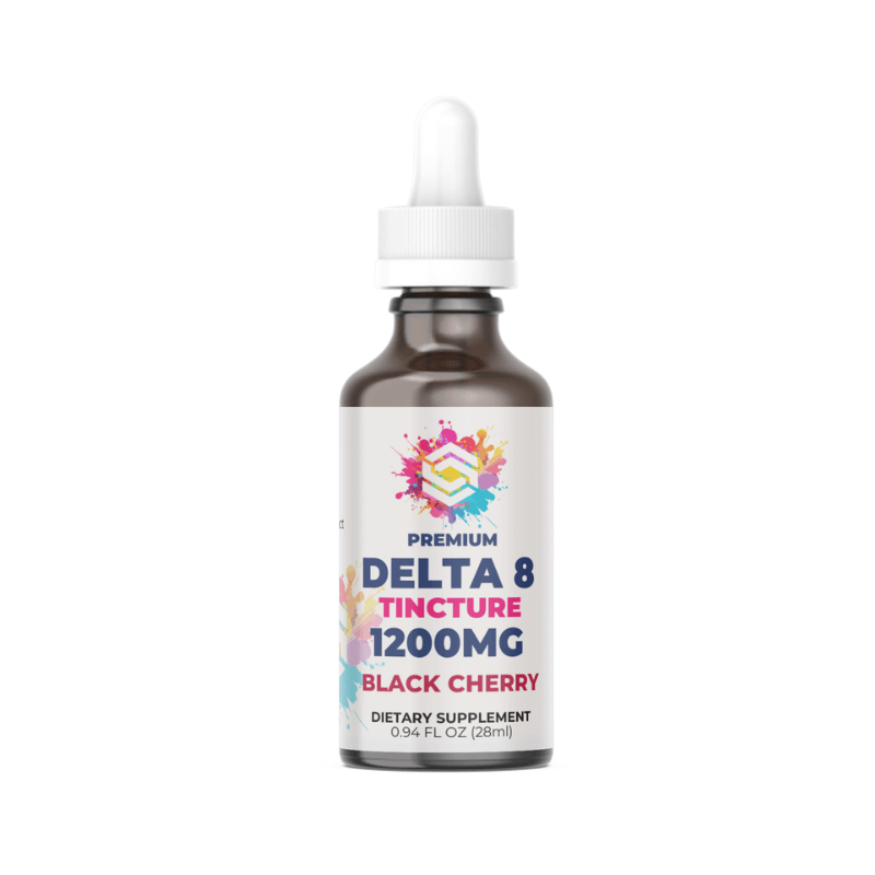 1200MG Delta 8 THC Tincture Bottle Drops