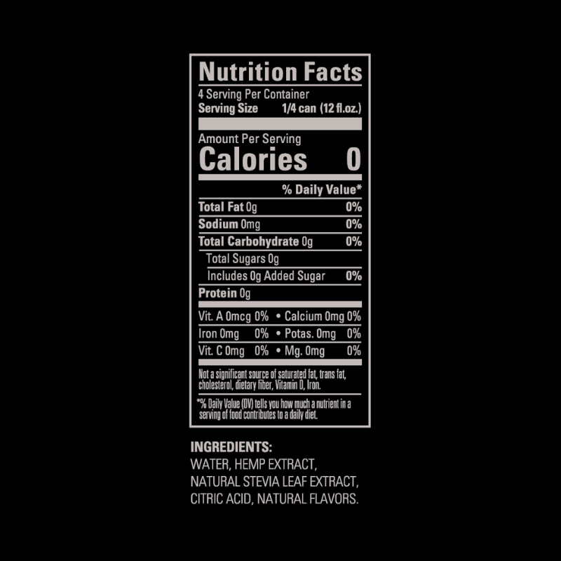 Delta 9 THC Live Resin Cannabis Seltzer Water - 4 Flavor Drinks Energy