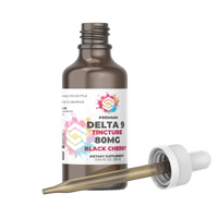 80MG Delta 9 THC Tincture - Black Cherry
