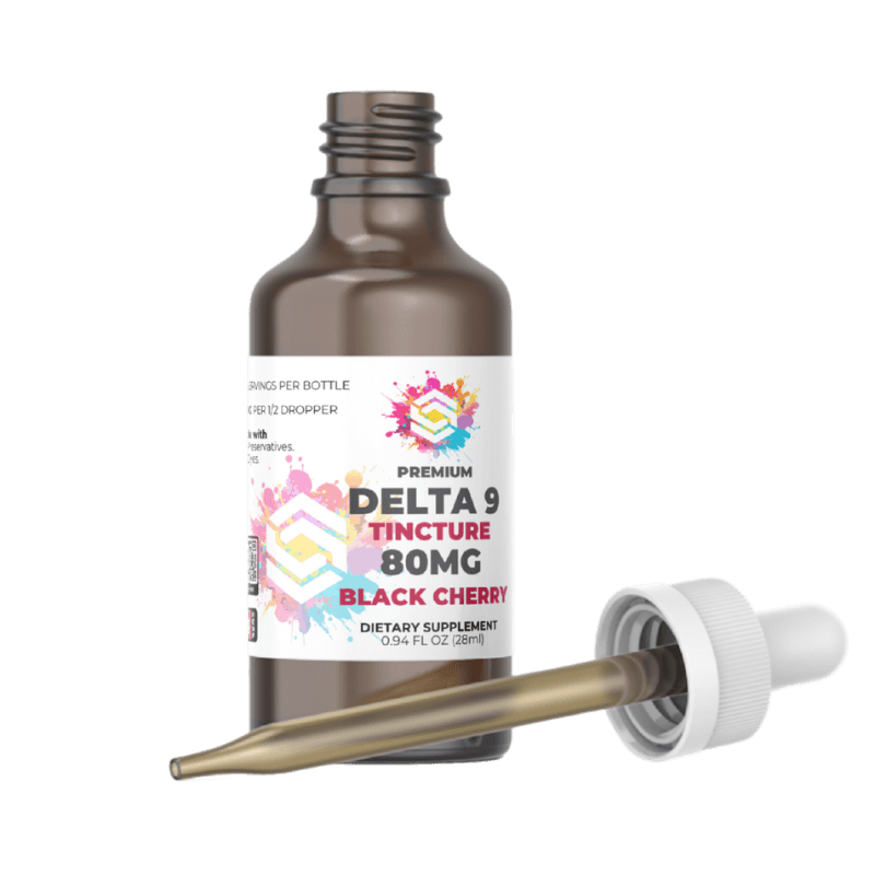 Black Cherry 80MG Delta 9 THC Tincture