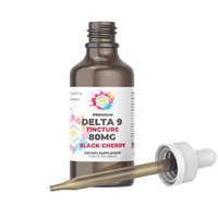 80MG Delta 9 THC Tincture - Black Cherry