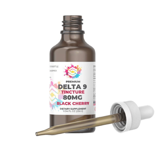 Black Cherry 80MG Delta 9 THC Tincture