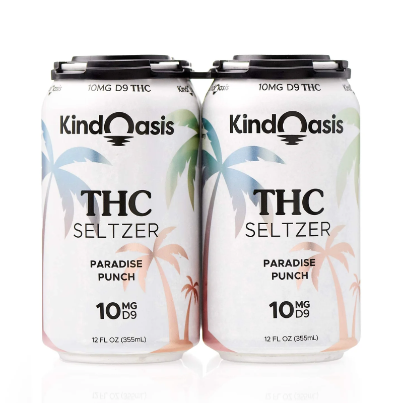 Kind Oasis THC Cannabis Seltzers – Infused Drinks