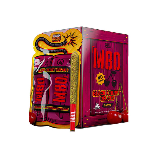 Maad House M80 THC-A Live Resin 8G Pre Roll – 2PK