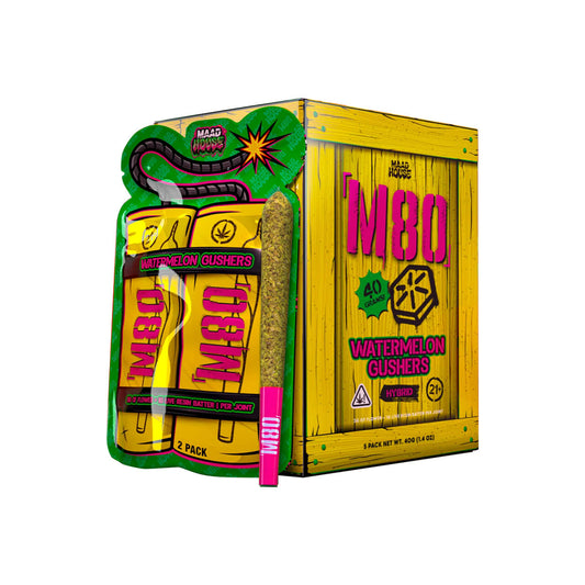 Maad House M80 THC-A Live Resin 8G Pre Roll – 2PK