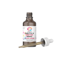 80MG Delta 9 THC Tincture - Black Cherry