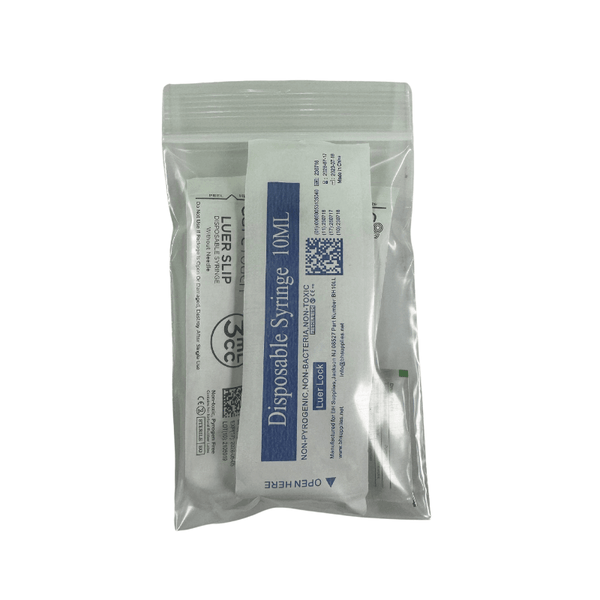 Disposable Syringe Packet for Distillate Oil Accessories