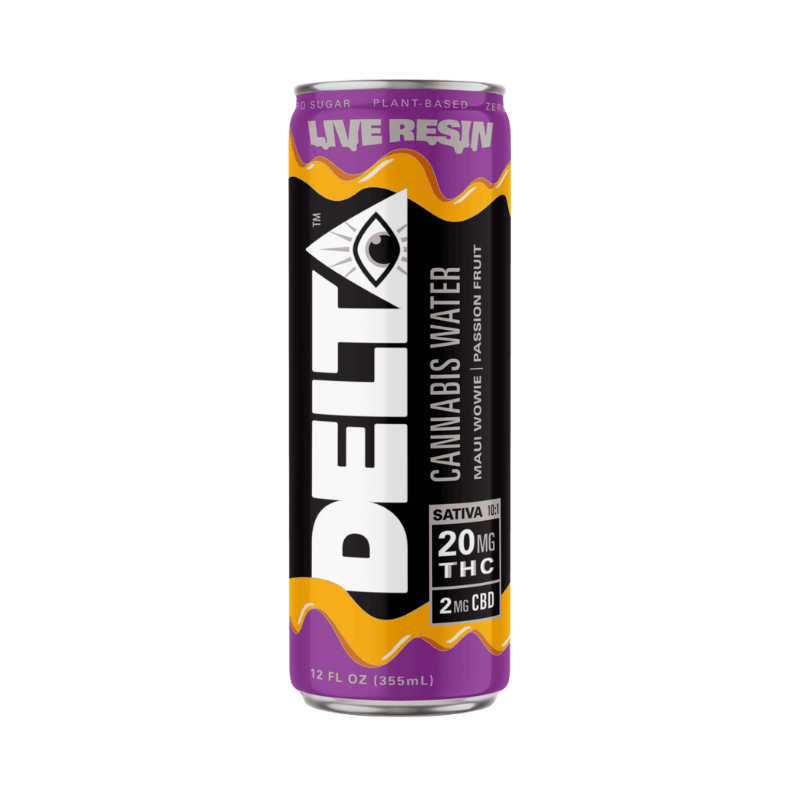 Delta 9 THC Live Resin Cannabis Seltzer Water - 4 Flavor Drinks  Ghost  Vapors