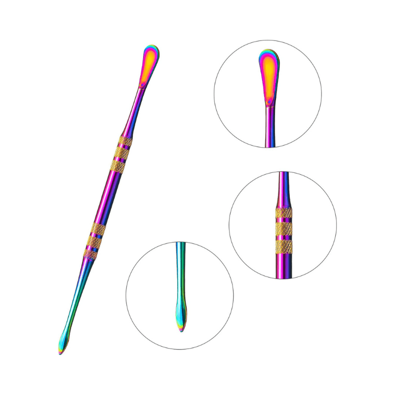 5’’ Rainbow Stainless Steel Dab Tool Accessories