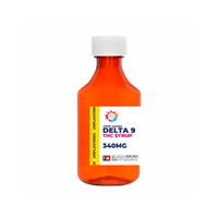 Premium Delta 9 THC Syrup Bottle 340MG